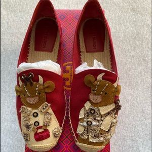 Tory Burch Chinese New Year Espadrilles